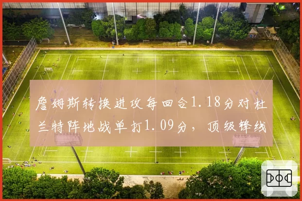 詹姆斯转换进攻每回合1.18分对杜兰特阵地战单打1.09分，顶级锋线得分模式分化